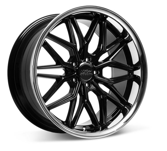 20x8.5 XXR 586 Black Chrome Lip Wheel 5x112 ET35 CB73.1