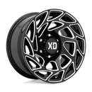 20X9 XD XD860 ONSLAUGHT Gloss Black Milled 8X165.1 ET0 wheel/rim-2
