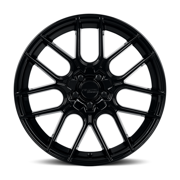 20x8.5 Katana KR04 Glossy Black Wheel 5x112 ET40 CB73.1