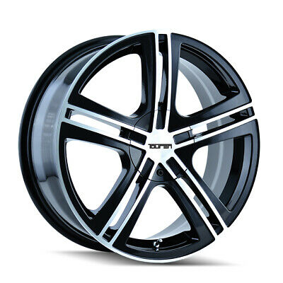 17X7 Touren TR62 Black-Machined Wheel/Rim 4x100 ET40 3262-7701B