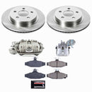 PowerStop OE Stock Replacement Low-Dust Ceramic Brake Pad, Rotor and Caliper Kit