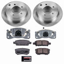 PowerStop OE Stock Replacement Low-Dust Ceramic Brake Pad, Rotor and Caliper Kit