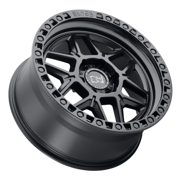 17X9 Black Rhino Kelso M-BLK-BLK-BLTS 6X139.7 ET0 wheel/rim