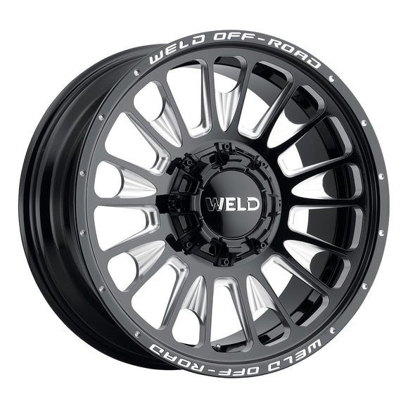 22x10 WELD Off-Road Scorch Black Milled 5x139.7 5x150 ET-18 CB110.2 Wheel Rim