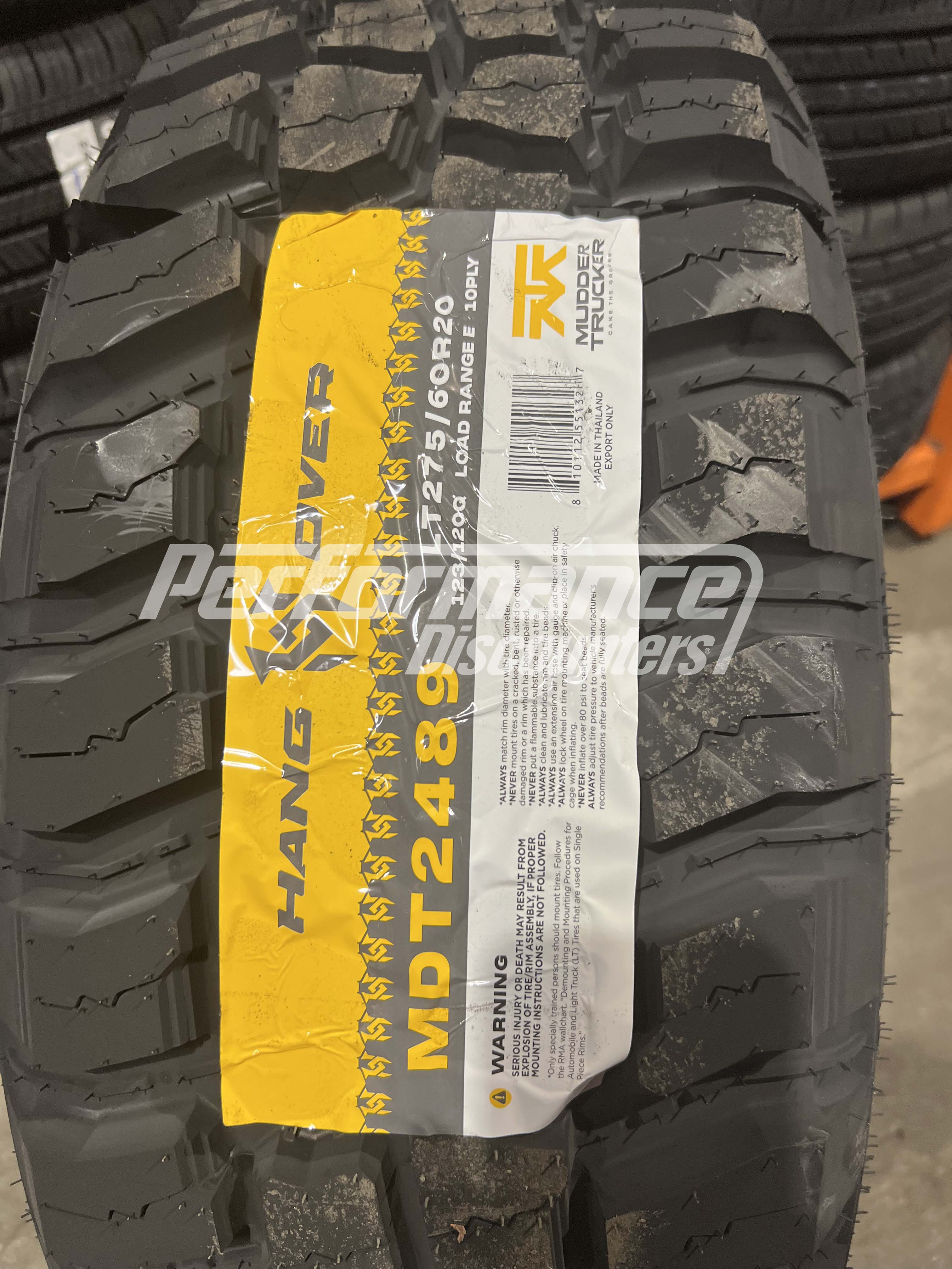 Mudder Trucker Hang Over M/T Tire(s) 275/60R20 123Q LRE BSW