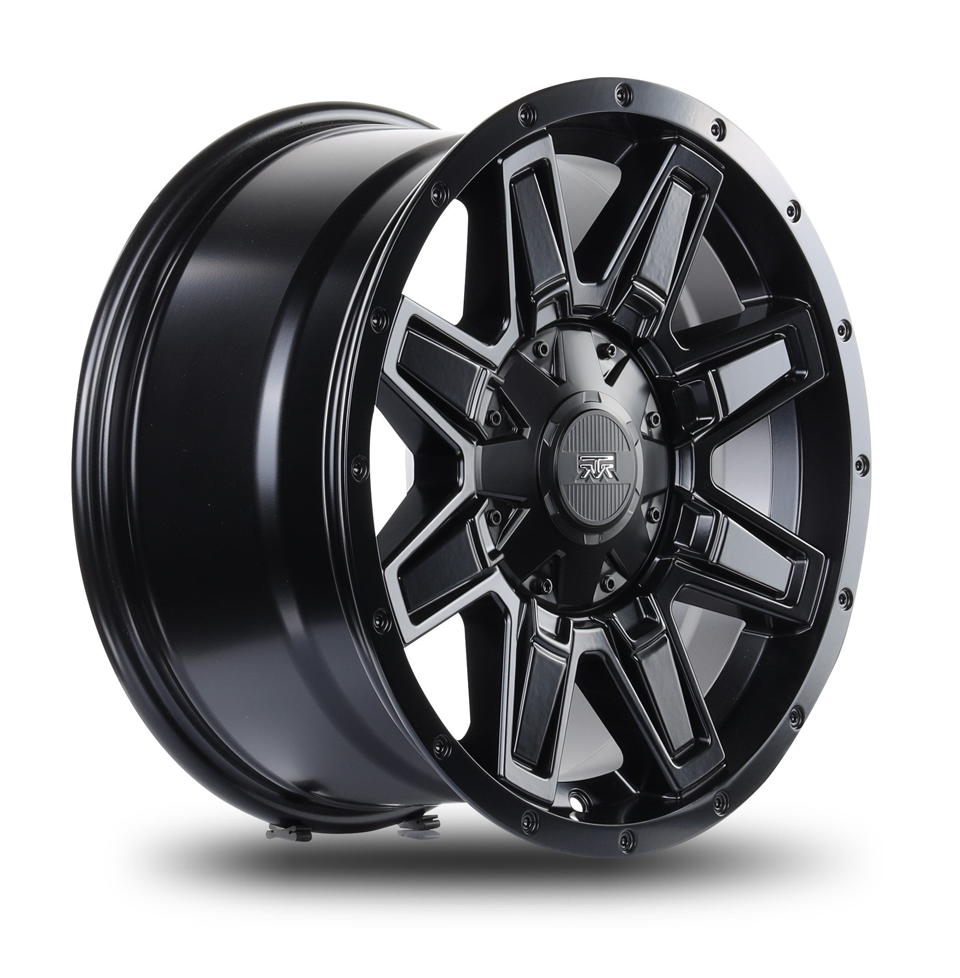 17x8.5 Mudder Trucker MT404 Deviant Black 6x135 6x139.7 6x5.5 ET18 Wheel