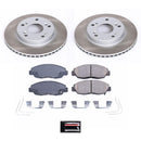 PowerStop Semi-Coated Rotor and Low-Dust Ceramic Brake Pad Kit
