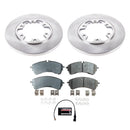 PowerStop OE Stock Replacement Low-Dust Ceramic Brake Pad and Rotor Kit