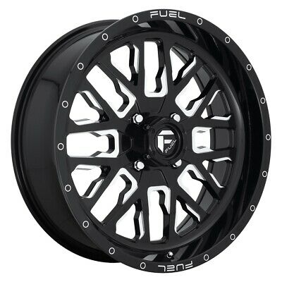 18X7 Fuel UTV D611 Stroke Gloss Black Milled 4X156 ET13 wheel/rim