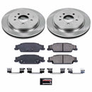 PowerStop OE Stock Replacement Low-Dust Ceramic Brake Pad and Rotor Kit