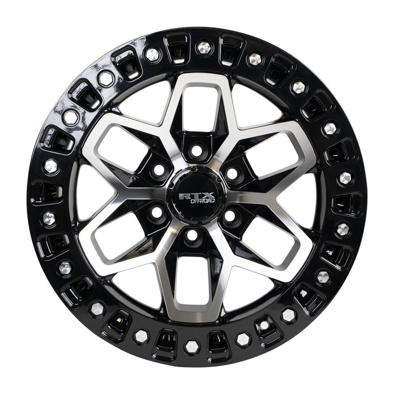 18x9 RTX Zion Black Machined 5x127 ET-15 wheel/rim - 0