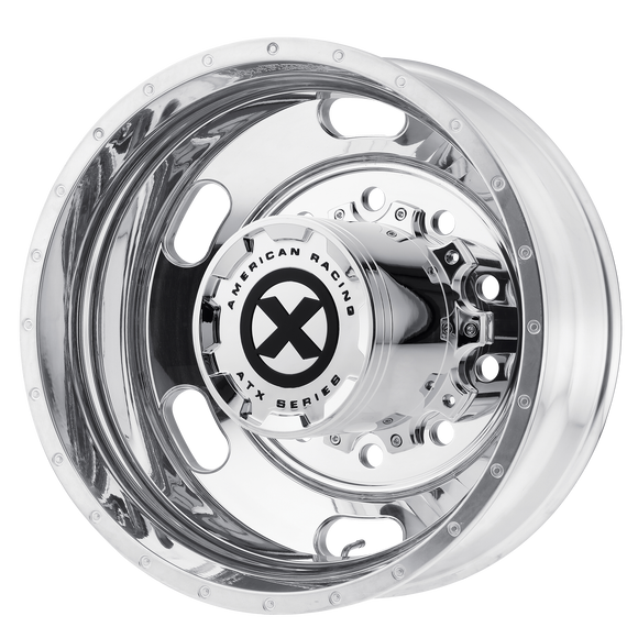 22.5X8.25 American Racing ATX AO402 INDY Polished 10X285.75 ET-167 wheel