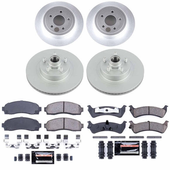 PowerStop Z23 Daily Driver Premium Carbon-Fiber Ceramic Brake Pad and Fully Coat