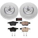 PowerStop Genuine Geomet Coated Rotor and Carbon-Fiber Ceramic Brake Pad Kit