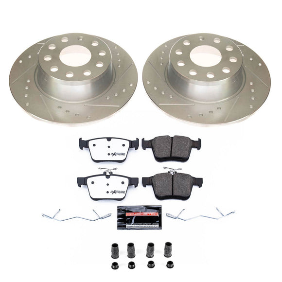 PowerStop Z26 Street Performance Ceramic Brake Pad and Drilled & Slotted Rotor K