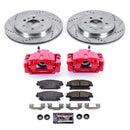 PowerStop Z23 Daily Driver Carbon-Fiber Ceramic Pads Drilled & Slotted Rotor & C