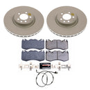 PowerStop Genuine Geomet Coated Rotor and Carbon-Fiber Ceramic Brake Pad Kit