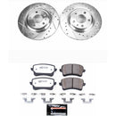 PowerStop Z26 Street Performance Ceramic Brake Pad and Drilled & Slotted Rotor K