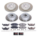 PowerStop Semi-Coated Rotor and Low-Dust Ceramic Brake Pad Kit