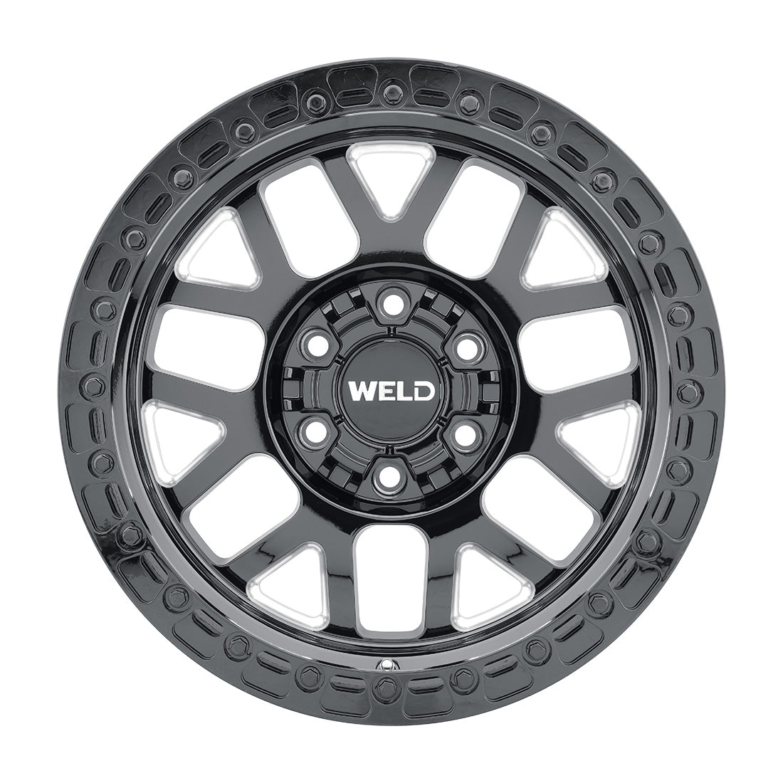 17x9 WELD Off-Road Cinch Black Milled 6x135 6x139.7 6x5.5 ET0 Wheel Rim - 0