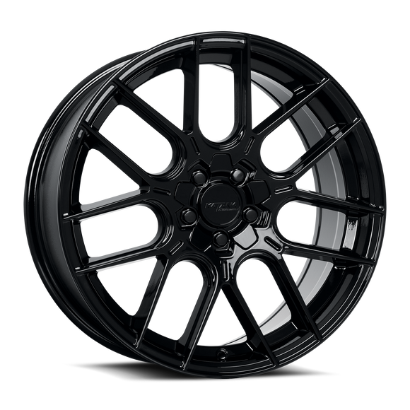20x8.5 Katana KR04 Glossy Black Wheel 5x112 ET40 CB73.1