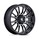 20X7 MSA OFFROAD WHEELS M51 Thunderlips Gloss Black 5x114.3 ET0 Wheel Rim