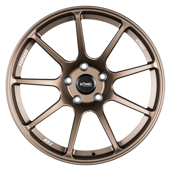 18x9.5 Konig F5R Satin Bronze 5x114.3 ET35 CB73.1 Wheel Rim