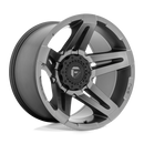 20x9 Fuel Off-Road D764 SFJ Matte Gun Metal Wheel 6x135 6x139.7 ET1 CB106.1