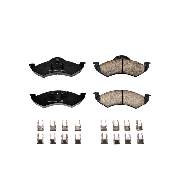PowerStop Z17 Evolution Ceramic Brake Pads With Hardware