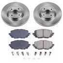 PowerStop OE Stock Replacement Low-Dust Ceramic Brake Pad and Rotor Kit