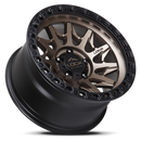 20x10 Lock Off-Road Lunatic Matte Bronze Black Ring 8x170 ET-18 Wheel Rim-1