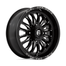20x7 Fuel Off-Road D821 Arc UTV Gloss Black Milled 4x137 ET13 CB110.1 Wheel Rim