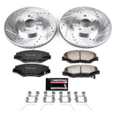 PowerStop Z36 Carbon-Fiber Ceramic Brake Pad with Drilled and Slotted Rotor Kit