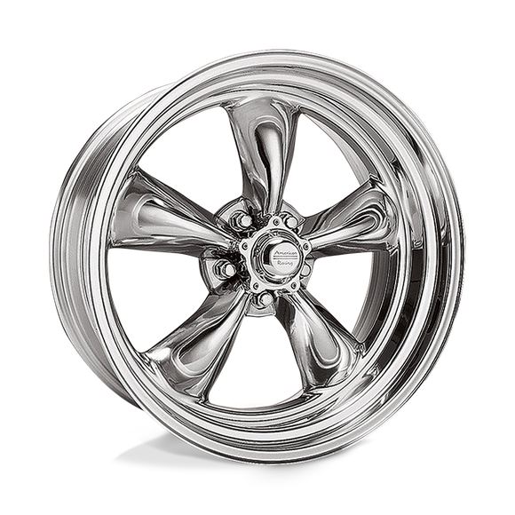 16x7 American Racing Torq Thrust II Polished Wheel 5x114.3 16-7 5-114.3