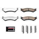 PowerStop Z36 Truck And Tow Carbon-Fiber Ceramic Brake Pads With Hardware