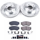 PowerStop Z23 Daily Driver Carbon-Fiber Ceramic Brake Pad and Drilled & Slotted