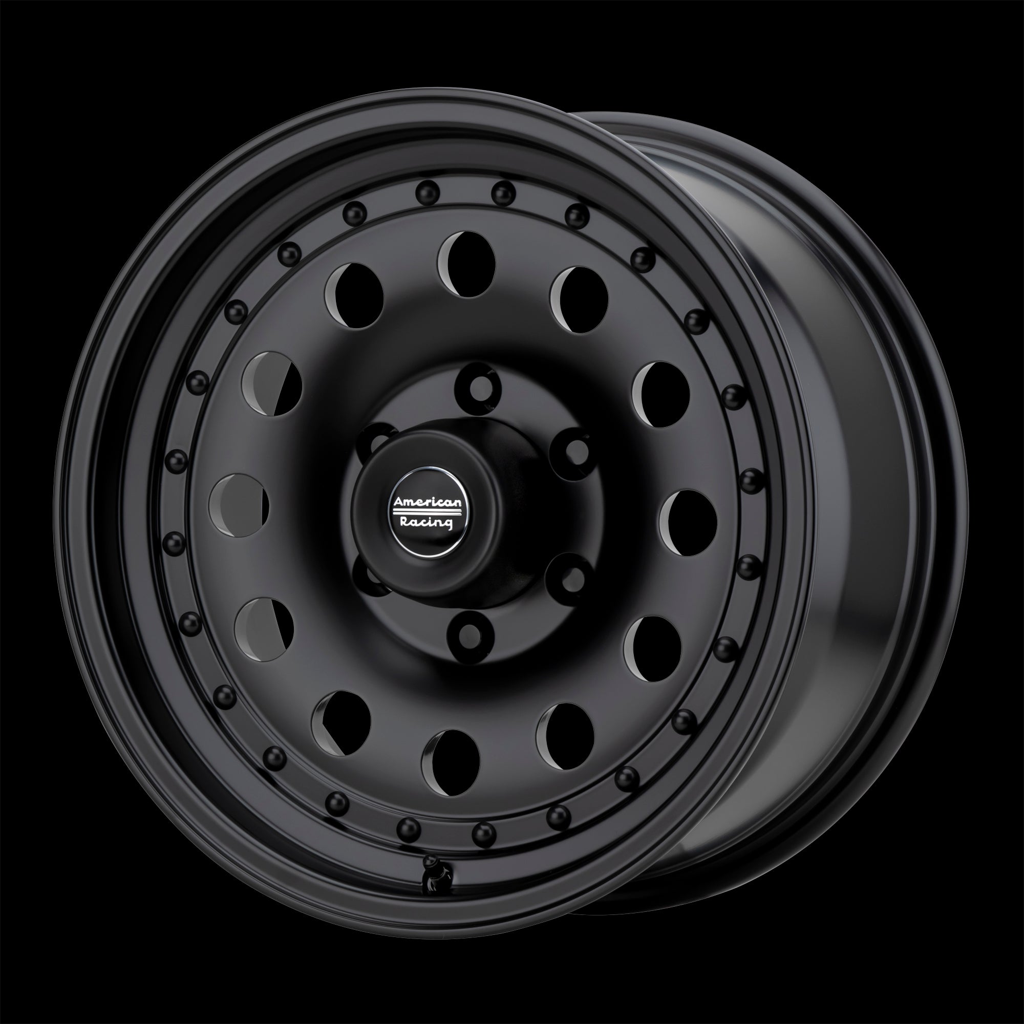 16X8 American Racing AR62 OUTLAW II Satin Black 5X135 ET0 wheel/rim