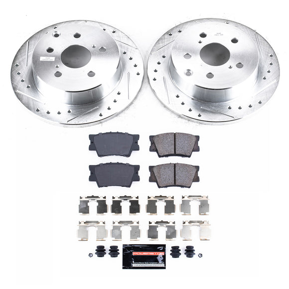 PowerStop Z23 Daily Driver Carbon-Fiber Ceramic Brake Pad and Drilled & Slotted