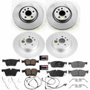 PowerStop Genuine Geomet Coated Rotor and Carbon-Fiber Ceramic Brake Pad Kit