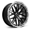 20x8.5 XXR 585 Black Machined Ring Wheel 5x112 ET35 CB73.1