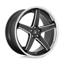 20X9 Asanti Black ABL31 REGAL G-BLK MILL CHR LP 5X120 ET35 wheel/rim-2