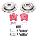 PowerStop Z26 Street Performance Ceramic Brake Pad, Drilled Slotted Rotor, and C