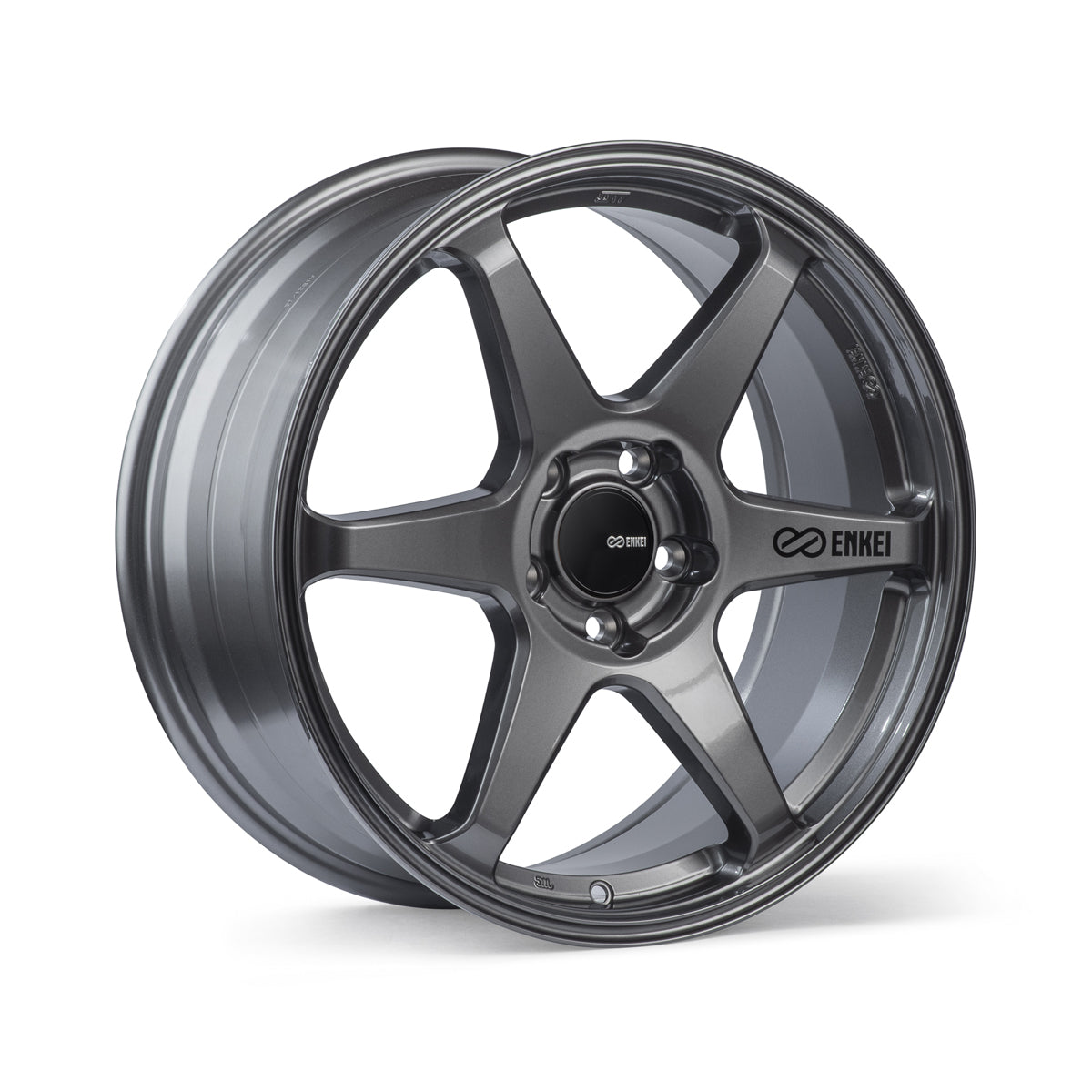 18x8 Enkei T6R Gloss Gunmetal 5x114.3 5x4.5 ET40 Wheel Rim