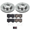 PowerStop OE Stock Replacement Low-Dust Ceramic Brake Pad and Rotor Kit