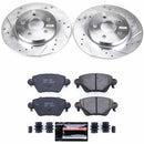PowerStop Z23 Daily Driver Carbon-Fiber Ceramic Brake Pad and Drilled & Slotted