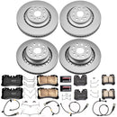 PowerStop Genuine Geomet Coated Rotor and Low-Dust Ceramic Brake Pad Kit