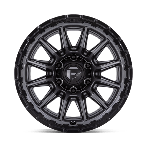 17x8.5 Fuel Off-Road FC866 Piston Matte Gunmetal Black Lip 6x139.7 ET25 Wheel