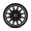 17x8.5 Fuel Off-Road FC866 Piston Matte Gunmetal Black Lip 6x139.7 ET25 Wheel