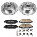 PowerStop Z23 Daily Driver Carbon-Fiber Ceramic Brake Pad and Drilled & Slotted