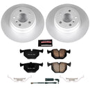 PowerStop Genuine Geomet Coated Rotor and Carbon-Fiber Ceramic Brake Pad Kit